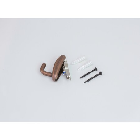 Hangman Snap Hook Modern Wall Hook w/ Hidden Hardware Oiled Bronze Holds 50 lbs Hardware included SH-OB